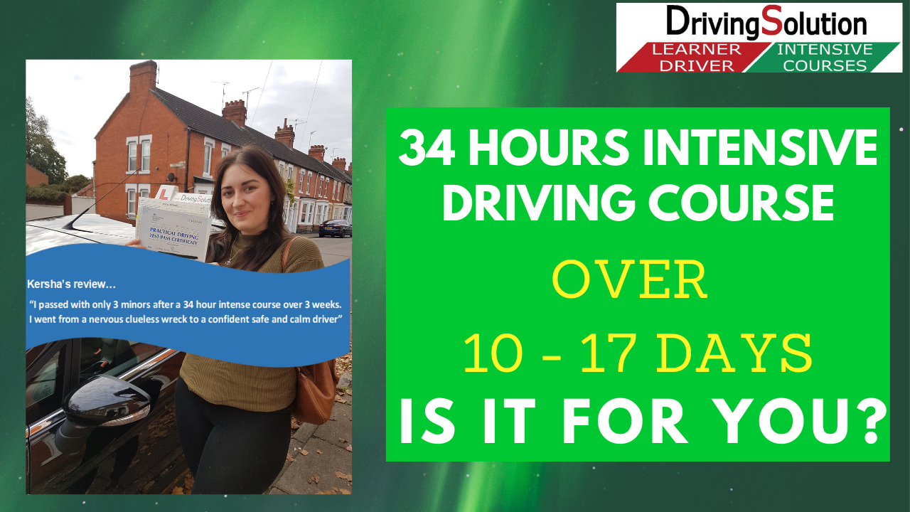 Intensive driving lessons Wellingborough