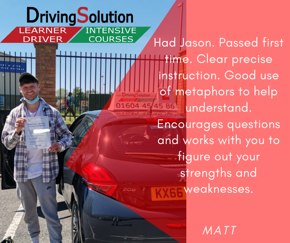 Intensive driving lessons Northampton