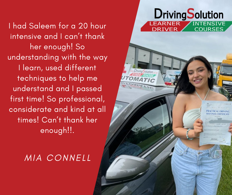 Automatic driving lessons Northampton